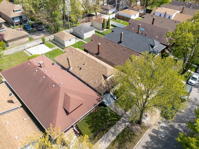 8109 S Marquette Ave, Chicago, IL 60617 - aerial perspective of suburban area