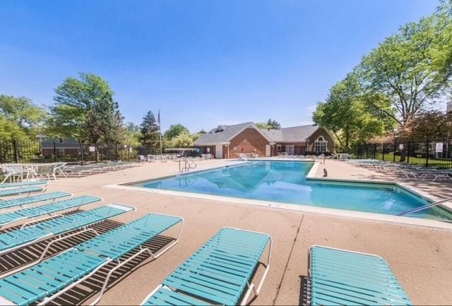 803 Persimmon Ln Unit A, Mount Prospect, IL 60056 - community pool featuring a patio area