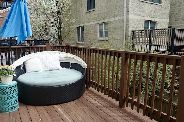19 W 15th St, Chicago, IL 60605 - view of wooden terrace