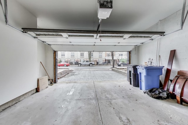 19 W 15th St, Chicago, IL 60605 - garage featuring a garage door opener