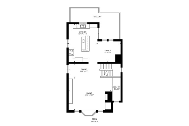 19 W 15th St, Chicago, IL 60605 - floor plan / room layout