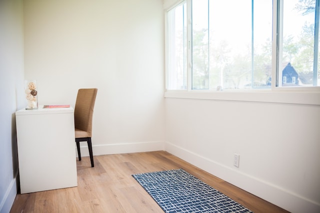 118 W 118th St, Chicago, IL 60628 - unfurnished office featuring light wood-style floors and baseboards