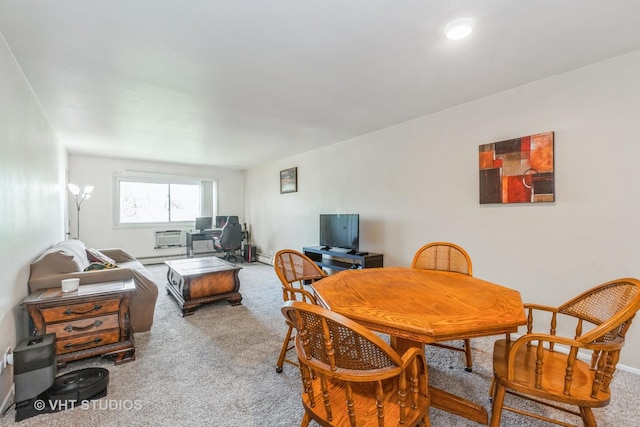 1313B S Rebecca Rd Unit 215, Lombard, IL 60148 - carpeted dining room with baseboards