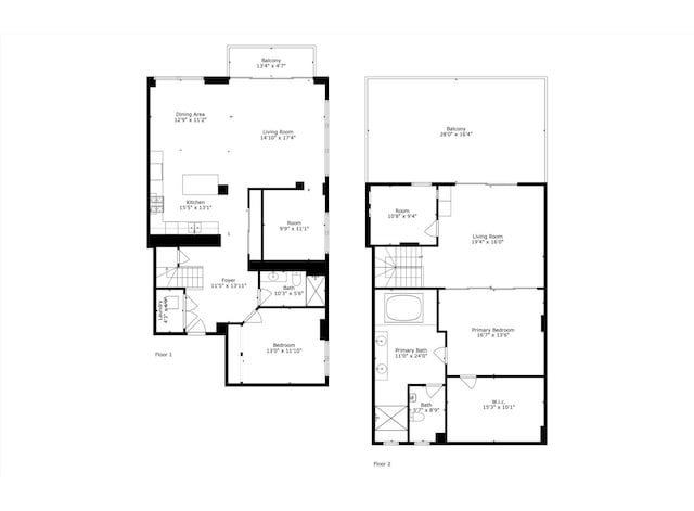 6 S Laflin St Unit 913, Chicago, IL 60607 - floor plan / room layout