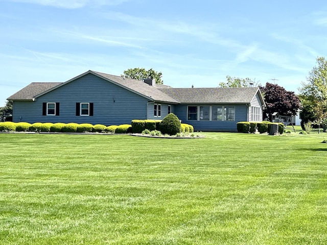 80 N 14th Rd, Lostant, IL 61334 - ranch-style house featuring a front yard