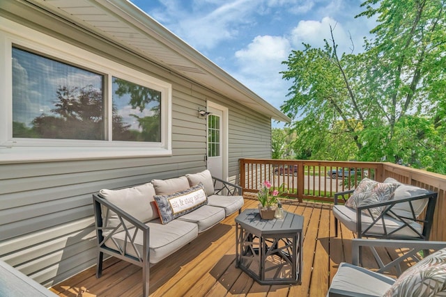 424 Falcon Ridge Way, Bolingbrook, IL 60440 - wooden deck with outdoor lounge area