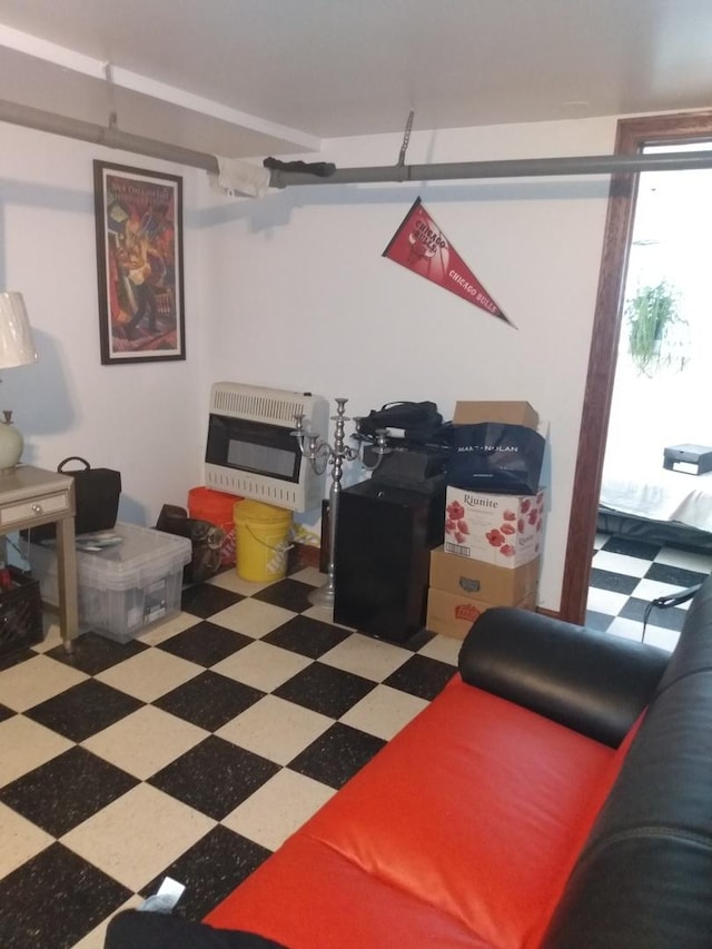8015 S May St, Chicago, IL 60620 - living room featuring heating unit