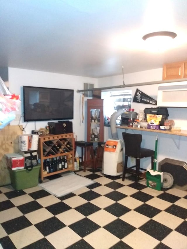 8015 S May St, Chicago, IL 60620 - living room with tile patterned floors