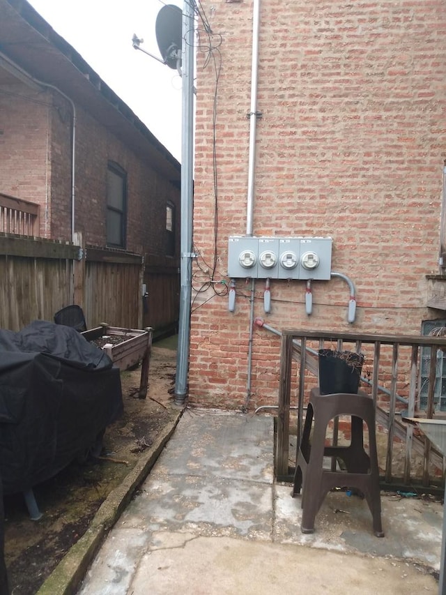 8015 S May St, Chicago, IL 60620 - view of patio / terrace featuring fence