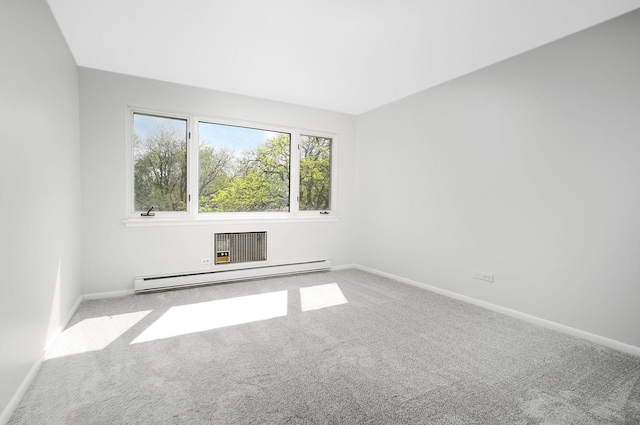 2700 E Bel Aire Dr Unit 304, Arlington Heights, IL 60004 - carpeted spare room featuring a baseboard heating unit and baseboards