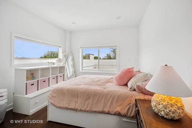 2116 W Barry Ave Unit 3, Chicago, IL 60618 - bedroom featuring dark wood-type flooring
