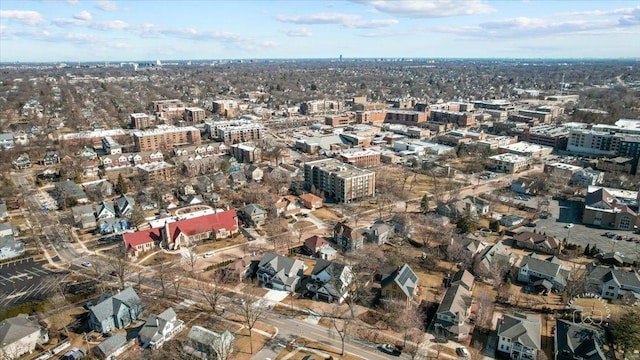 5233 Carpenter St, Downers Grove, IL 60515 - aerial view of property and surrounding area with nearby urban area