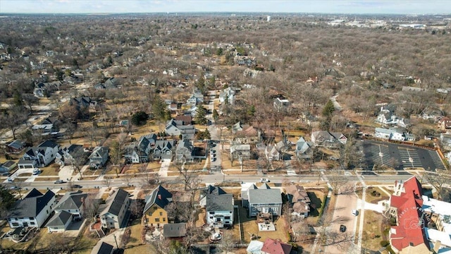 5233 Carpenter St, Downers Grove, IL 60515 - aerial view of property and surrounding area featuring nearby suburban area