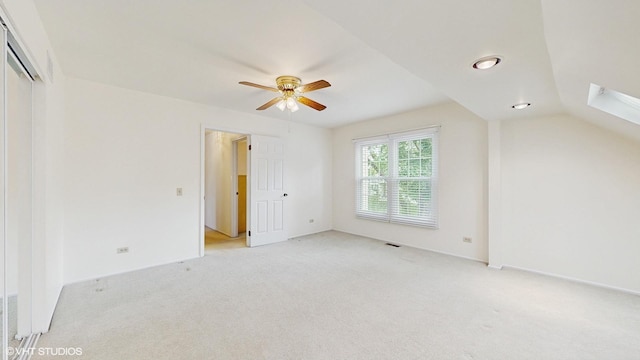 315 Carmelhead Ln, Schaumburg, IL 60193 - unfurnished bedroom with light carpet, ceiling fan, and a closet