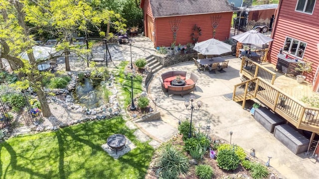 32911 Deer Ridge Dr, Wilmington, IL 60481 - aerial view of property and surrounding area