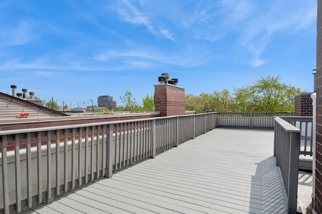 1018 N Honore Ave Unit C, Chicago, IL 60622 - view of deck