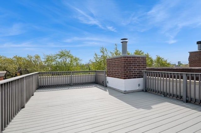 1018 N Honore Ave Unit C, Chicago, IL 60622 - view of deck