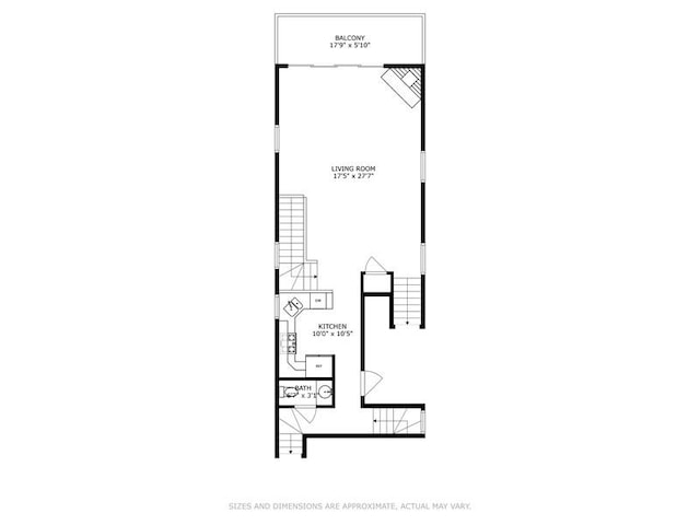 1018 N Honore Ave Unit C, Chicago, IL 60622 - home floor plan