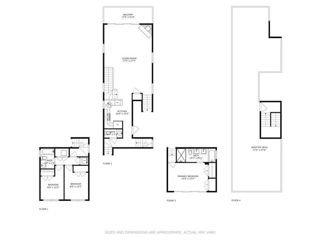 1018 N Honore Ave Unit C, Chicago, IL 60622 - property floor plan
