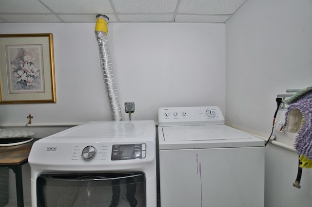 5025 Jerome Ave, Skokie, IL 60077 - clothes washing area featuring washing machine and dryer