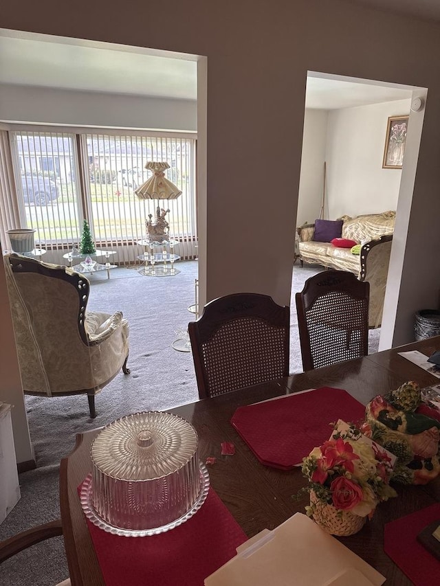 1214 E 165th St, South Holland, IL 60473 - dining area with carpet flooring