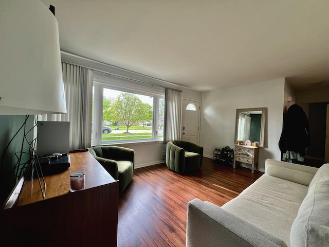 8605 Leclaire Ave, Burbank, IL 60459 - living room with wood finished floors and baseboards