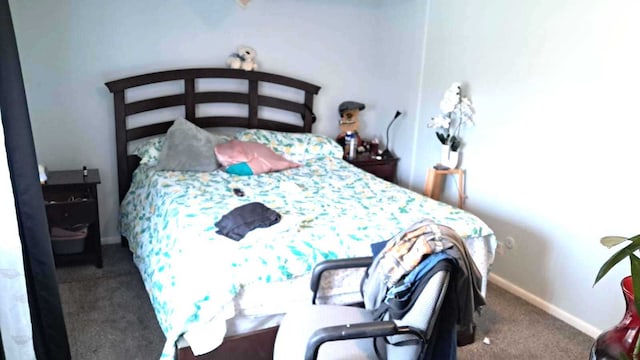 3407 Fountainbleau Dr, Hazel Crest, IL 60429 - bedroom with carpet and baseboards