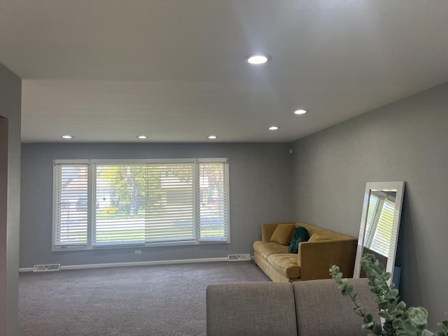 18840 May Ave, Homewood, IL 60430 - carpeted living area featuring recessed lighting