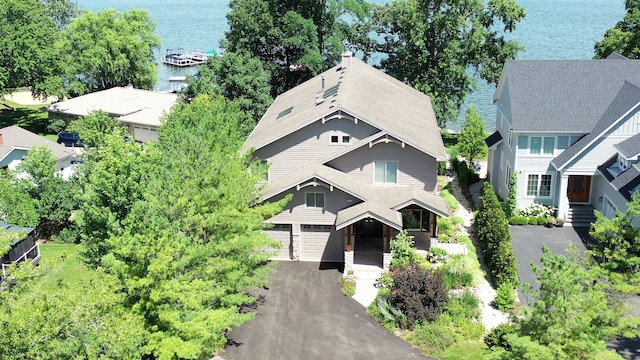 250 Whitney Rd, Lake Zurich, IL 60047 - aerial view of property and surrounding area with a large body of water