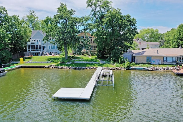 250 Whitney Rd, Lake Zurich, IL 60047 - dock featuring a water view