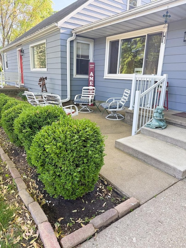 view of rear view of house