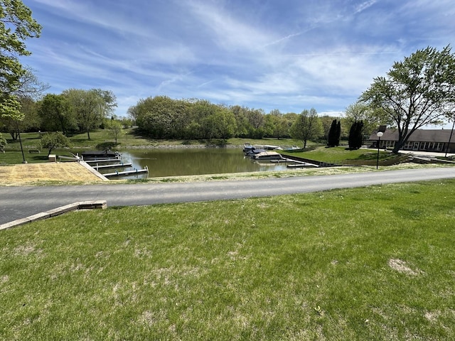 35 Montego Colony Unit 1, Fox Lake, IL 60020 - view of home's community featuring a water view and a lawn