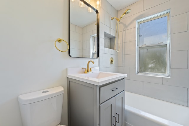 715 E 105th Pl, Chicago, IL 60628 - full bath with vanity, shower / washtub combination, and toilet