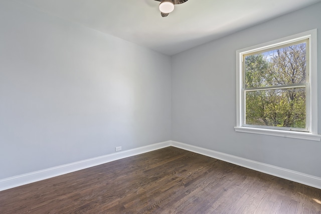 715 E 105th Pl, Chicago, IL 60628 - empty room with baseboards and dark wood finished floors