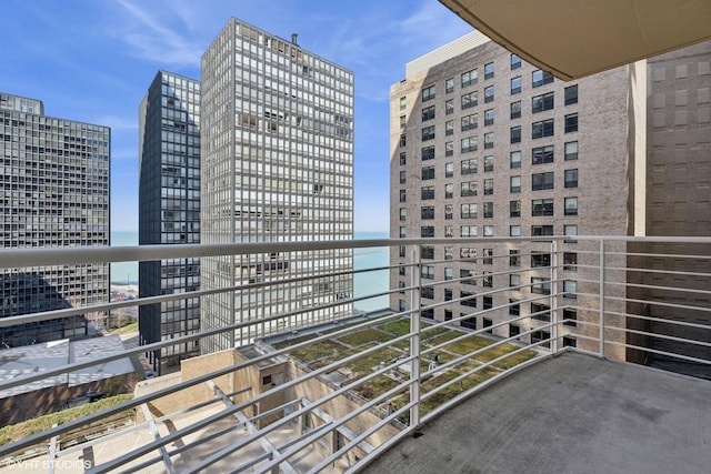 250 E Pearson St Unit 1306, Chicago, IL 60611 - balcony featuring a view of city and a water view