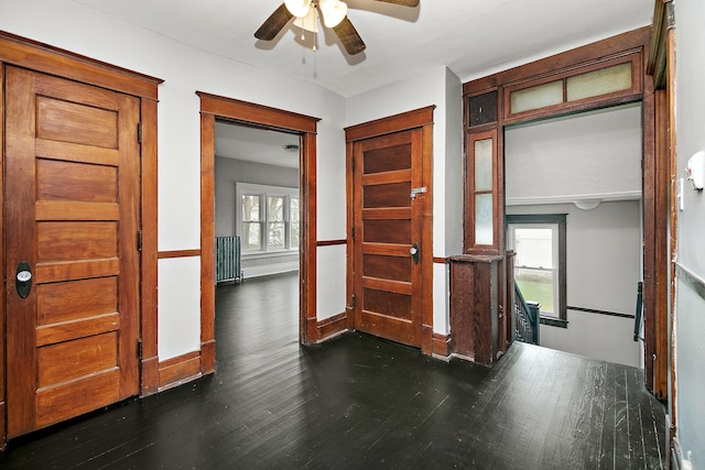152 S Greenwood Ave, Kankakee, IL 60901 - hallway featuring dark wood-style flooring and healthy amount of natural light
