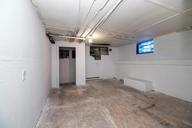 152 S Greenwood Ave, Kankakee, IL 60901 - basement featuring a baseboard radiator
