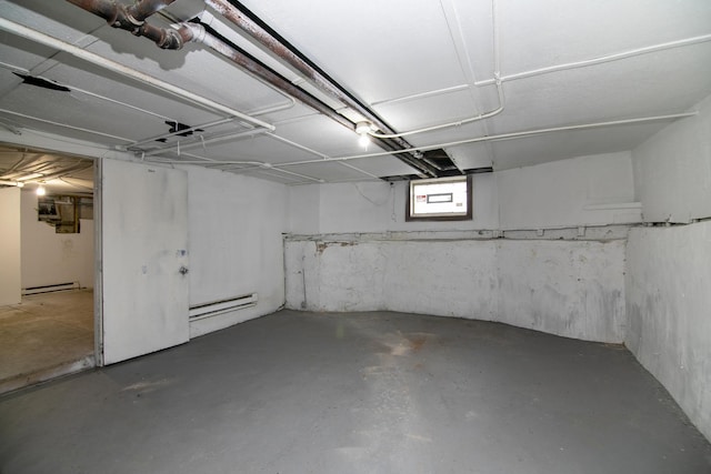 152 S Greenwood Ave, Kankakee, IL 60901 - below grade area with a baseboard heating unit