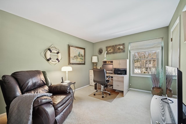 1251 Country Ln, Deerfield, IL 60015 - office featuring baseboards and light carpet