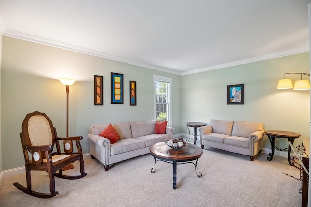 1527 Steeplechase Ct, Green Oaks, IL 60048 - carpeted living area with ornamental molding and baseboards