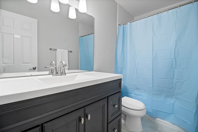 1527 Steeplechase Ct, Green Oaks, IL 60048 - bathroom featuring toilet, tile patterned flooring, and vanity