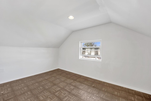 1022 N Lavergne Ave, Chicago, IL 60651 - bonus room with vaulted ceiling, baseboards, and recessed lighting