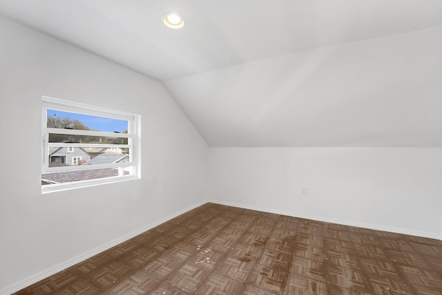 1022 N Lavergne Ave, Chicago, IL 60651 - bonus room with vaulted ceiling, baseboards, and recessed lighting