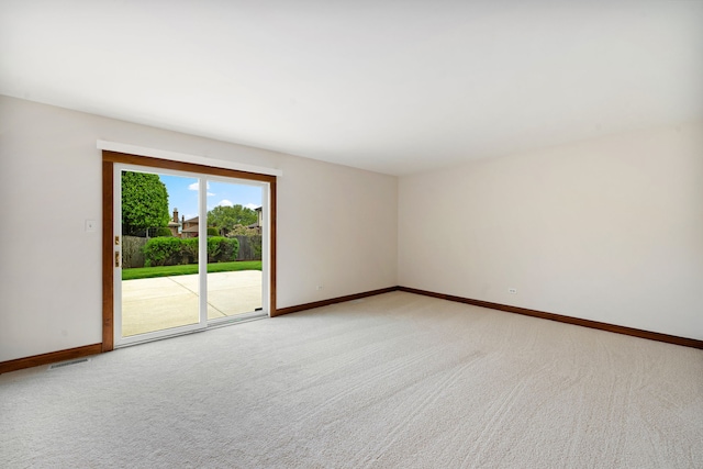 15540 Frances Ln, Orland Park, IL 60462 - empty room with baseboards and light colored carpet