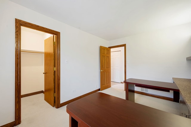 15540 Frances Ln, Orland Park, IL 60462 - unfurnished office with light colored carpet and baseboards