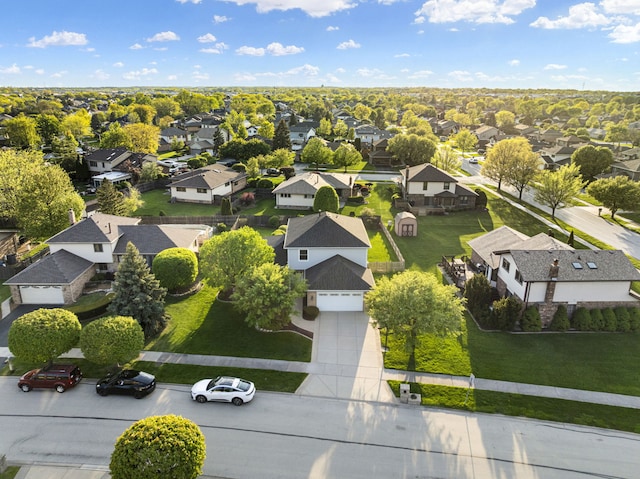 15540 Frances Ln, Orland Park, IL 60462 - aerial perspective of suburban area