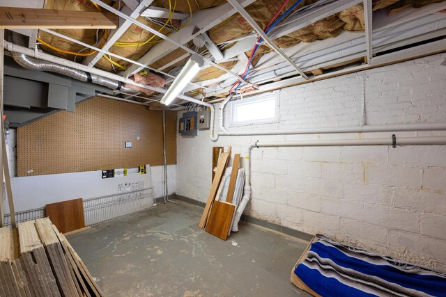 1521 W University Ave, Champaign, IL 61821 - basement featuring electric panel