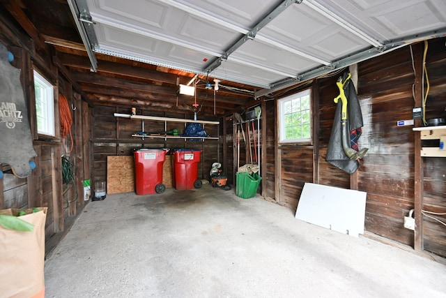 1521 W University Ave, Champaign, IL 61821 - garage featuring wooden walls