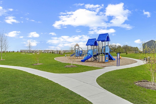 1187 Sonoma Ct, Pingree Grove, IL 60140 - community playground with a yard