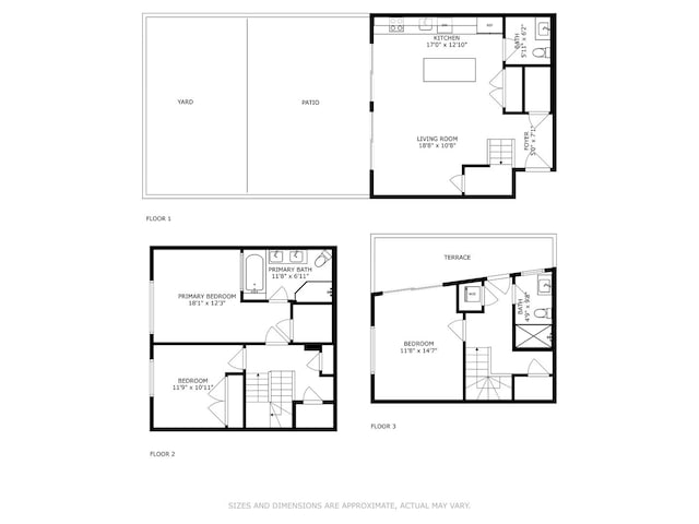 2130 W N Ave Unit 208, Chicago, IL 60647 - room layout